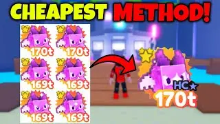 CHEAPEST Fuse Method to Get DM Hardcore PIXEL DEMON! in Pet Simulator X
