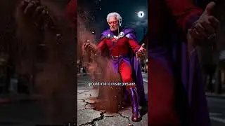 Iron Man vs  Magneto #Marvel #IronMan #Magneto #SuperHeroFight #MagicLightai #MagicLight