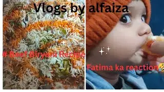 Buffalo meat sela rice biryani🍽️ recipe | or fatima ka masti bhara mood☺️