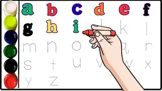 ABC Dotted Letters | Alphabet Writing A to Z | Tracing Practice for Kids| A to Z d22 p1