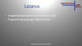 Lazarus Tutorial #1 - Learning programming