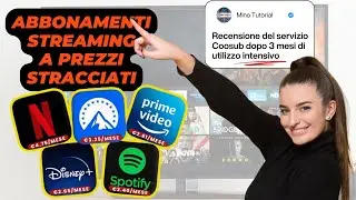 💥 Risparmio Abbonamenti Streaming: 3 Mesi con Coosub a Prezzi Ridicoli 💰