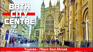 Bath City Centre 4K | Walking Tour in  Bath City Centre England | Tour 2025 HD  | 7stars videos