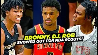 Bronny James, DJ Wagner & Rob Dillingham IMPRESS NBA Scouts at Nike EYBL!! Day 6 Recap!