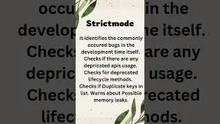 Strict mode