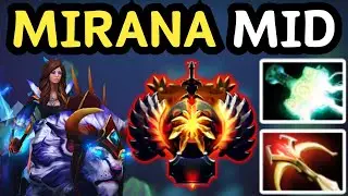 🔥 THIS IS HOW TO PLAY 20 KILL MIRANA MID LIKE A GOD | DOTA 2 🔥