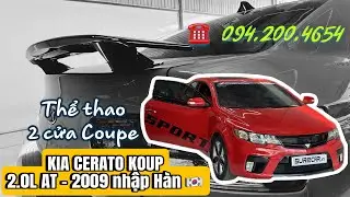 Xe 2 cửa Coupe, thể thao | KIA CERATO KOUP 2.0AT - 2009 nhập H&agrave;n Quốc | ANH v&agrave; XE | 094.200.4654