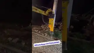 SB43 Working Video On-Site!!! #hydraulicbreaker#breaker#hammer#hydraulichammer#excavator