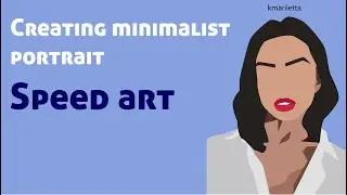 Creating Minimalist Portrait in Adobe Illustrator/ Speed Art/ Tutorial