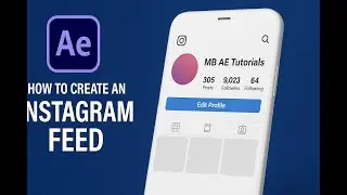 How to Create an Instagram Feed Animation in After Effects (Step by Step Tutorial)