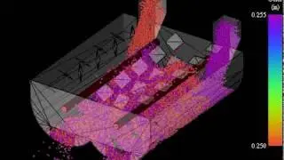 Bulk Flow Analyst&trade; Simulation of Paddle Mixer