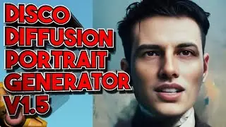 Free AI Face Generation! Disco Diffusion 5.6 with Portrait Generator v1.5