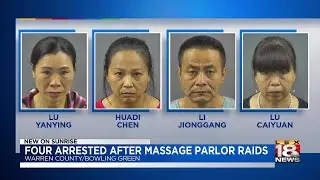 Four Arrested After Massage Parlor Raids