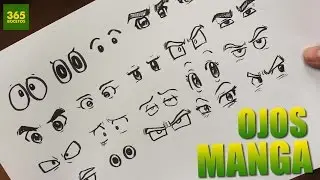 COMO DIBUJAR OJOS ANIME - COMO DIBUJAR OJOS MANGA - How to draw manga eyes