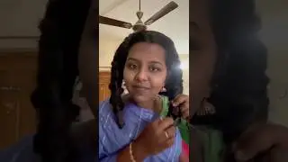 Heatless Curls at HOME😨| Pass or Fail😭?! | #avalindiary #tamil #comedy #heatlesscurl #curls #hair