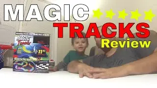 Magic Tracks Fun and Review, Awesome  Glowing Race Track