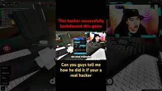 Бэкдор был исправлен&hellip; Хакер всё равно проник ⚠️💀#roblox #scripts #hacks #backdoor #shorts