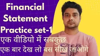 Financial statements practice set -1