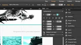Adobe Muse CC 2014 - Text Panel Style Tags | Top 8 New Features by MuseThemes.com