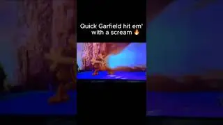 Quick Garfield hit em' with a scream🔥🔥🗣️🗣️🗣️