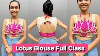 💖 &ldquo;New Trending Lotus Blouse Design 2025 | Unique Back Pattern Idea&rdquo;| Step By Step Guide Kruti Kamli