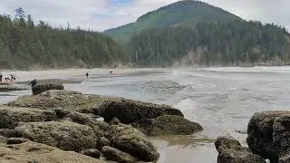 Waterfall at the Beach 