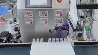 Desktop 6 nozzles peristaltic pump liquid filling machine