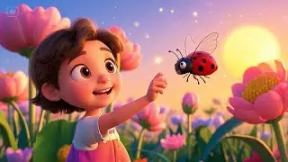 Itsy Bitsy Ladybug | Cute Bug Rhyme | Nursery Rhymes & Songs