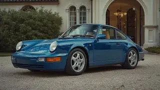 Porsche 911 Classic 964 1989 in the Rain | Timeless Icon Reborn