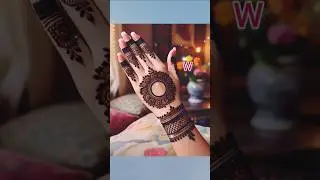tikki mehndi design|Aesthetic mehndi design🥰Eid mehndi design❤️simple mehndi design#mehndi​#simple​