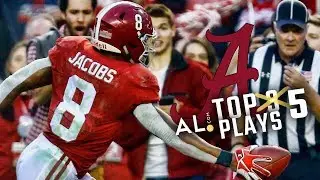 Highlights: Alabama's top 5 plays in the Iron Bowl