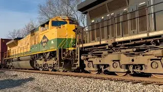 NS 1067 Reading Lines Heritage Unit at Mid DPU on 279 at Lockbourne, OH