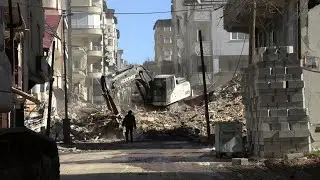 Turkey: images show the ruins and rubble in Pazarcik, near the epicentre of the earthquake | AFP