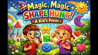 Magic Magic Shape Hunt | Poem For Kids | Bedtime Rhyme
