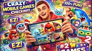 Spider Fighter 2, Angry Birds 2, Find the Alien 2, Ultimate Bowmasters, Happy Glass, Huggy Story