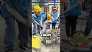 Incredible Education! Preschool in China Teaches Useful Skills 🧒🇨🇳 #shorts