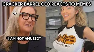 Cracker Barrel CEO Reacts to MEMES | Hilarious Logo Redesigns and Trolling