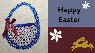 Easter egg knot stitch hand embroidery part 2