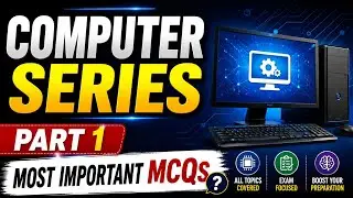 Computer  MCQ's Part 1 | Computer Series | PPSC FPSC NTS OTS