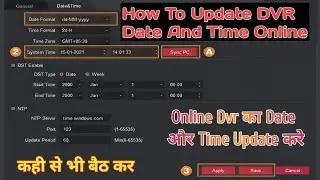 how to change online dvr date time | CP Plus DVR Me Time Date Kaise Set Kare