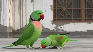 Talking Parrot Natural Sounds | Real Bird Voice