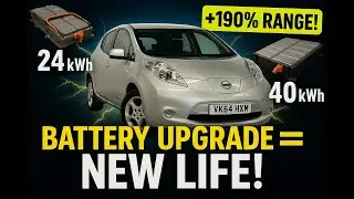 From 24kWh to 40kWh: Nissan Leaf Gets a Second Life! Boosted Range, Revived Ride