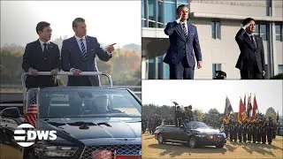 FULL WELCOME CEREMONY: U.S. Defense Secretary Hegseth Receives Grand Welcome in South Korea | AC1Z
