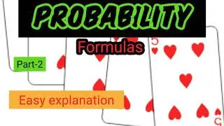 Part-2/Probability formulas/important formulas/easy explanation by MindofMath/JEE,CA,CAT,CBSE,ISC