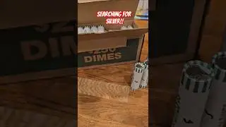 Silver Dime Search! Unexpected Find! Coin Roll Hunting. #unboxing #coinrollhunting #unwrapping