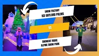 FABRICA DE HIELO GAYLORD PALMS VS SNOWCAT RIDGE ALPINE SNOW PARK