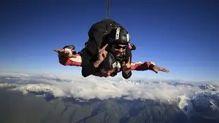Skydive Franz-Josef-Glacier, New Zealand, 13000ft