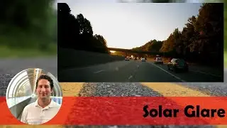 Heavy Braking from Solar Glare [Roadway Directly Aligned with Rising Sun]