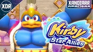 Kirby Star Allies Demo - Hard(Cave & Castle) - Dedede is Buff??-  Xandiarr