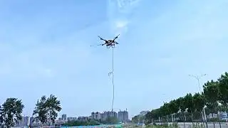Joyance JTC10 cleaning drone test flight for Peru customer 2025.7.22